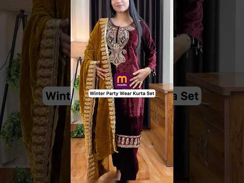 Winter Party Wear Kurta Set | Unboxing Kurta Kurta #meesho #meeshofinds #meeshofashion #getthislook