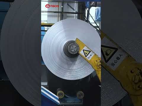 Aluminum coil production video #steel #aluminum #manufacturer #manufacturing #metal