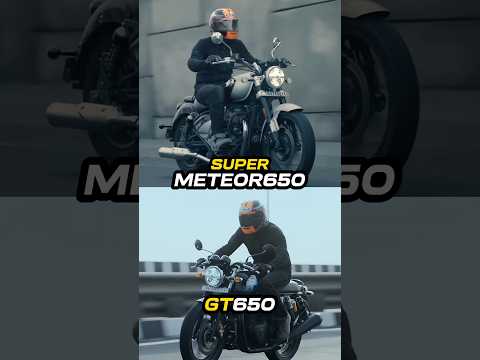 Meteor 650 VS GT 650 🔥 || FULL COMPARISON || #shorts #adventure #royalenfield #bulletlover