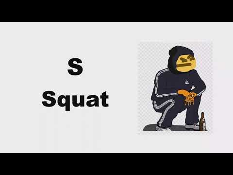 Gopnik alphabet that might useful our daliy life