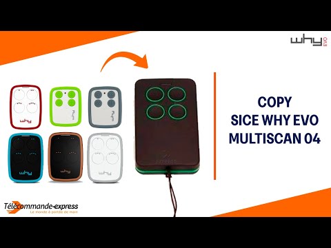 How to Copy a WHY EVO Black Remote to a MULTI SCAN 04 Cloning Remote