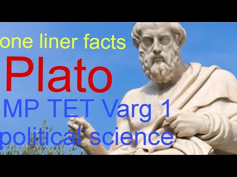 one liner facts about Plato for MP TET Varg 1 political science #politicalscience #mptetvarg1