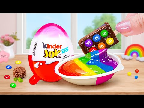 Kinder Joy vs Chocolate Cake 😍 Miniature Chocolate Cake Recipes for Beginners