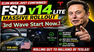 Tesla FSD v14 Lite: Get All HW3 Owners Mass Rollout Begin! Elon Musk Just Confirmed Big Upgrade