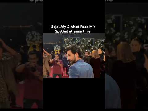 Sajal Aly & Ahad Raza Mir spotted at same time sad moment #1million #pakistanidrama #drama