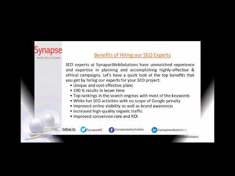 SEO Services of SynapseWebSolutions Take your Business to the Top