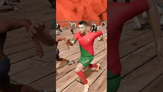 Ronaldo helps Messi & Ishowspeed run away from zombie apocalypse #shorts