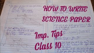 How to write SCIENCE exam|| Class 10|| Presentation Tips|| #paperpresentationtipsforallclasses