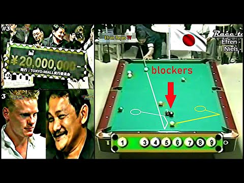 EFREN REYES CONQUERS JAPAN | Efren Reyes Versus Niels Feijen