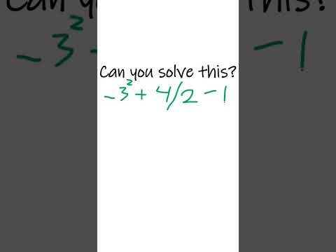 Can you solve this? #math #iqtest #braintest #pemdas #orderofoperations #maths #brainteaser