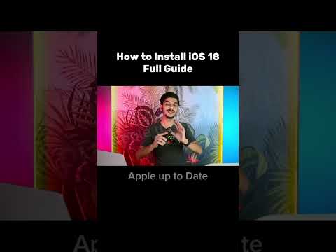 How to download iOS 18 | Full Guide | #apple #iphone #ios18 #tech #wwdc24 #download #ios18beta