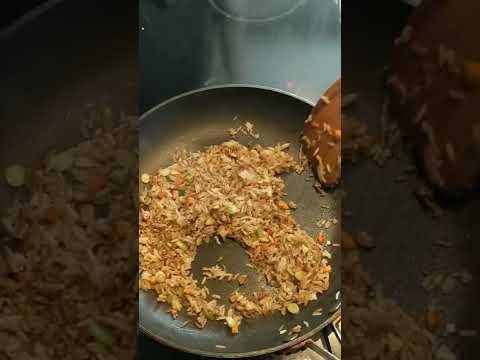 A cup of rice and one egg | ข้าวผัดไข่ #shorts #shortsrecipe