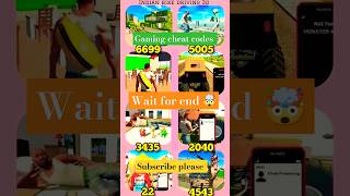 Indian bike driving 3d ! cheat codes 2025 #shorts #gaming #subscribe #trending #like