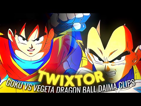 Goku vs Vegeta DB DAIMA - TWIXTOR Clips 4K | Episode 1