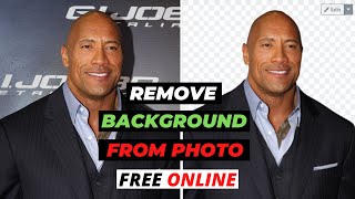 How To Remove Background from Photo Without Photoshop | Remove photo Background Free online (2020)