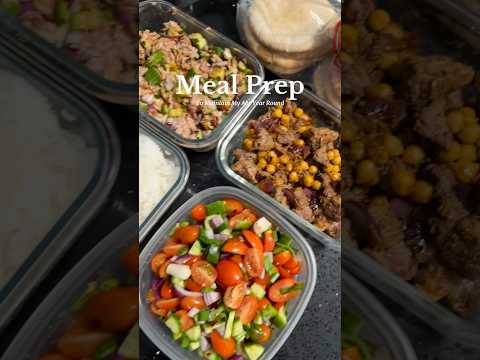 Protein Meal Prep Ideas 🥗 #mealprep #highproteinmeals #healthandwellness #fitness #healthyrecipes