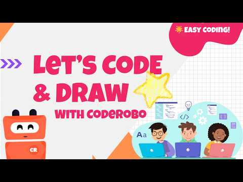 Virtual Robot Drawing Tutorial for Kids (Step-by-Step)