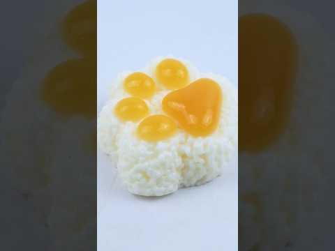 BUBU Unboxing Squishy 🥚🍚  Egg Yolk Rice Cat Paw Squishy #squishy #satisfying #shorts