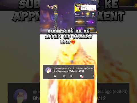 SUBSCRIBE KR KE APPNA UID COMENT KRO#freefire#gaming#shirts#viralvidio#riotff#totalgaming