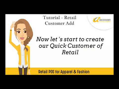 POS Billing Software Tutorial - Retail Customer Add