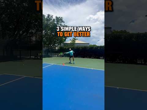 Simplest ways to get better at tennis