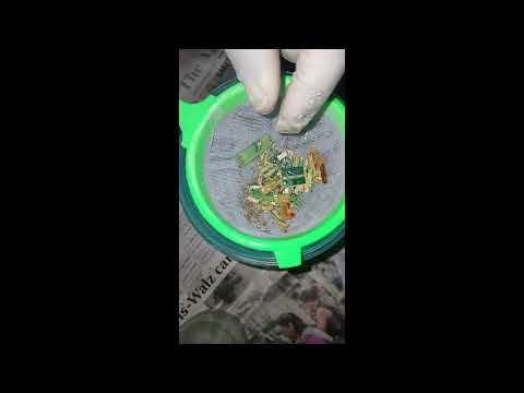 Gold Foils Removed from Wi-Fi laptop circuit boards