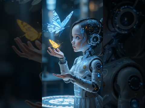 "Robot Girl’s First Emotion – A Heart-Touching AI Moment" #robotgirl #EmotionalMoment #shorts