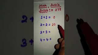 math puzzle #shorts #shortsvideoviral #shortsvideo #math #tricks #mathmagic #Math n Magic #puzzle