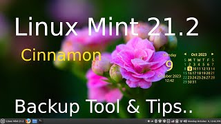 Linux Mint 21.2 - Cinnamon (also EDGE) - The Backup Tool & Tips.