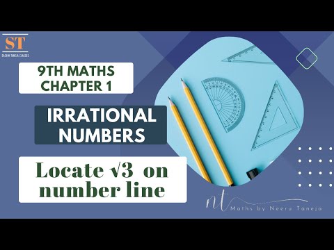 Number Systems| Irrational Numbers | Examples of Ex 1.2 | Locate √3 on number line | Math | CBSE IX