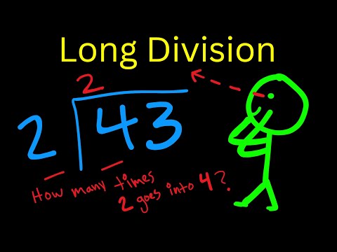 Long Division: 1 & 2-Digit Divisors (No Remainders! Step-by-Step Guide)