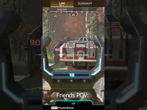 what 300+ ping looks like for others 🤣  aimbot ? #apexlegends #apex #apexlegendsclips #apexclips