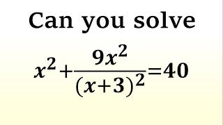 This Tricky Equation Requires a Clever Substitution | Give It A Try!