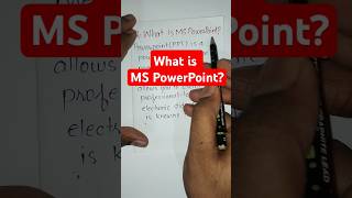 What is MS PowerPoint ?Short definition MS PowerPoint, MS PowerPoint in computer #ppt #shorts