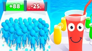 Juice Run vs Counter Master – Fun Mobile Game Battle 🍹⚔️