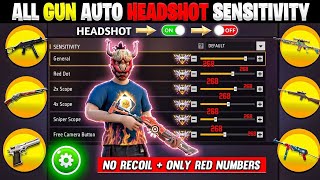 Free Fire Auto Headshot Trick 2026 Sensitivity | 2gb, 4gb, 6gb Ram HeadshotSensitivity Setting
