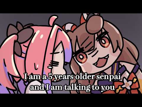 [Gomoku]Korone VS Vivi! Korone's strong pressure【hololive fan Animation/Animation/Eng sub】