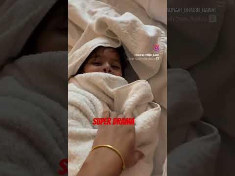 #babygirl #dramaqueen #towelchallenge #peekaboo #superstargauravi #babydoll y