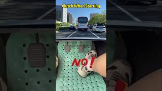 Master the Clutch: Proper Car Start Technique! #viralshorts #youtubeshorts