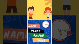 Playing Name Place Animal Thing with Alphabet 'J' #learningwithfun #kidslearning #learnenglish