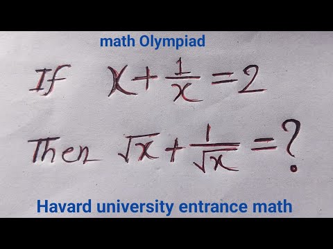 Math Olympiad brain test | math Olympiad level | Havard university entrance math