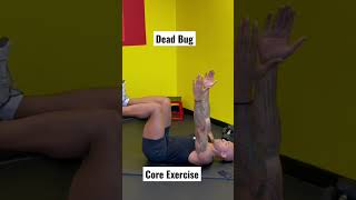Dead bug. Core Exercise