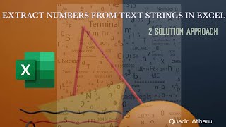 Extract Numbers from Text in Excel- Using TOCOL, MID, LEN , SEQUENCE, TEXTSPLIT function...