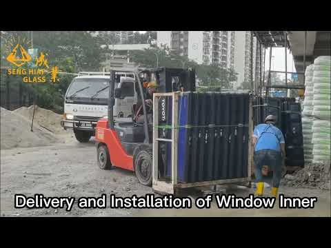 Delivery and installation of Window Inner @ Apartment Central Park, Taman Damansara Aliff