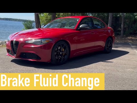Alfa Romeo Giulia Brake Fluid Change