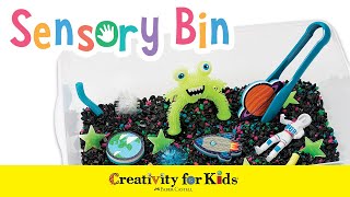 Inside the Outer Space Sensory Bin | Creativity for Kids