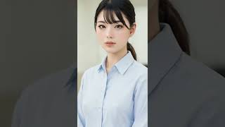 【2次元ノーブラ】OL 3【ショート】#ノーブラ #美女 #美少女 #OL
