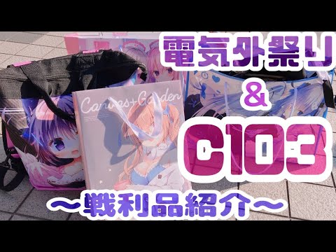 【C103】電気外祭り&コミックマーケット103戦利品紹介❄️❕