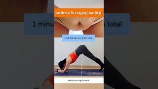 Struggling with a sagging lower belly? #homeworkout #posturecorrection #motivation #coreworkout #fyp