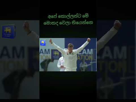 ආයේ ඉක්මනට පෝම් එකට වරෙල්ලා බං#cricket #srilankacricket